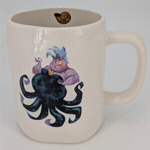 Rae Dunn Disney Villains Ursula Mug Ceramic Cup Sea Witch Poor Unfortunate Souls